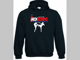 KICKBOXING - A Way of Life... mikina s kapucou stiahnutelnou šnúrkami a klokankovým vreckom vpredu  